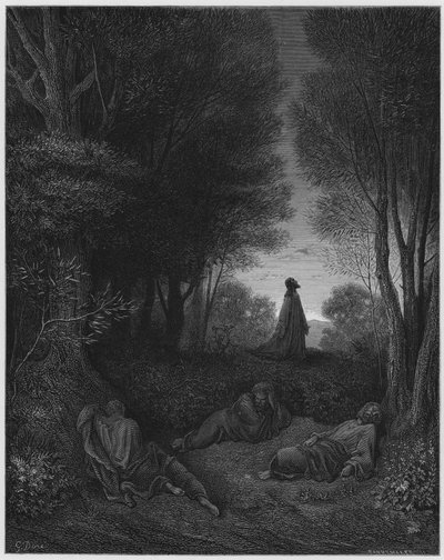 Gesù prega nel giardino da Gustave Dore